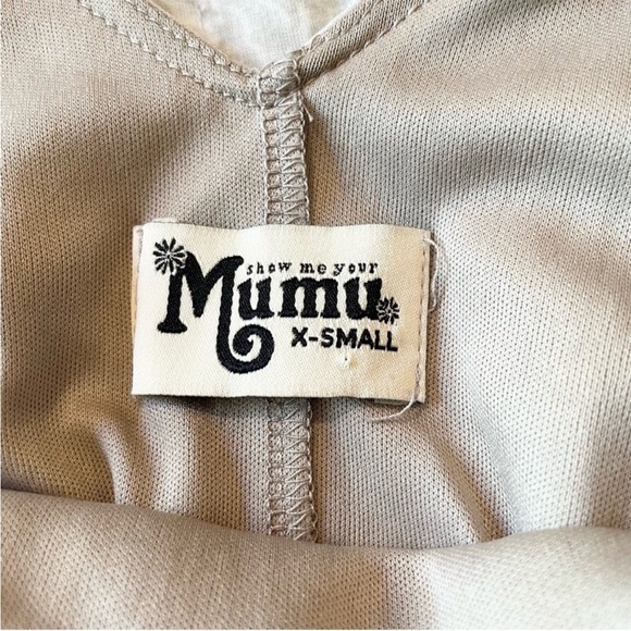 Show Me Your Mumu Kendall Maxi Dress in Show Me The Ring Crisp Extra Small - Picture 10 of 14